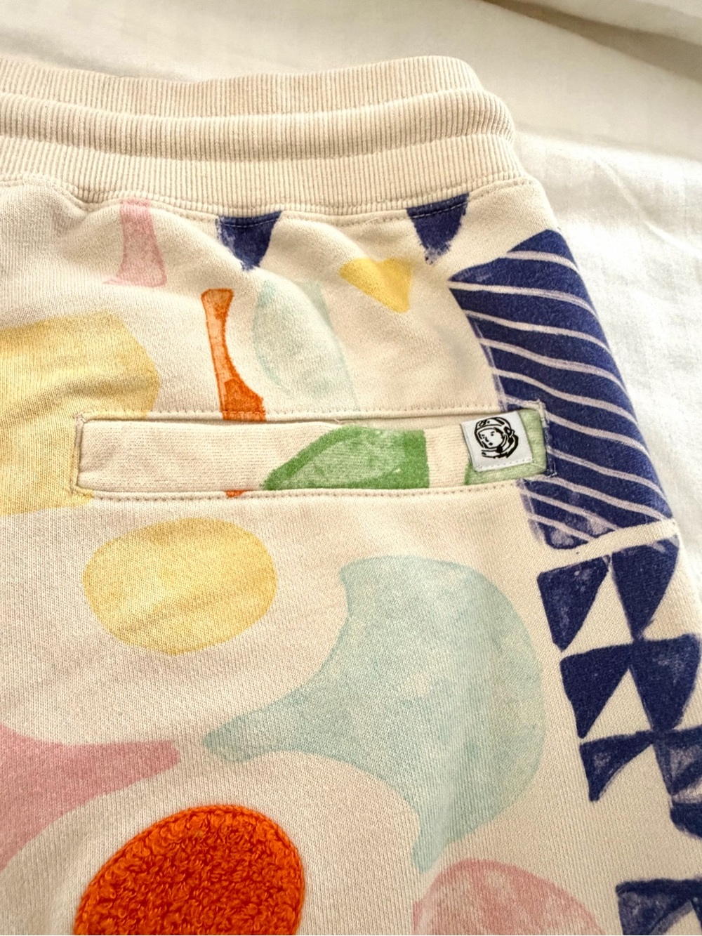 Billionaire Boys Club (BBC) "Star Dust" Joggers in "Buttercream" colorway. - Picture 5 of 8